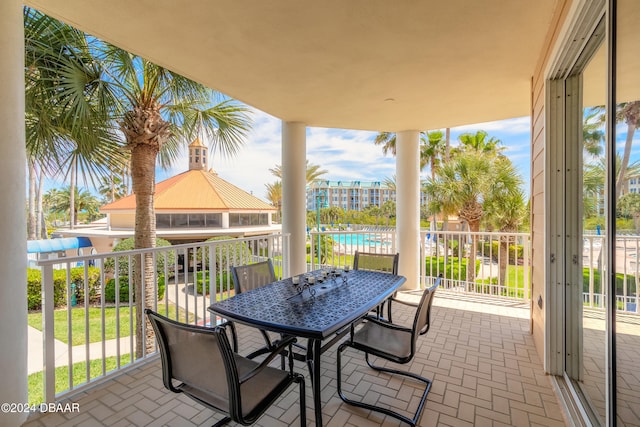 view of patio