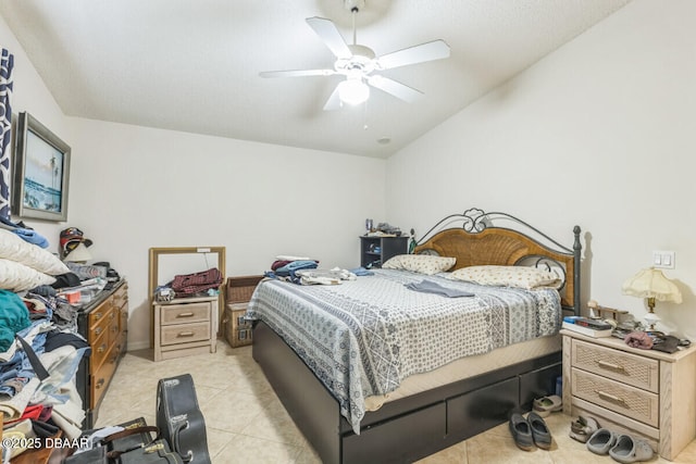 510 Torres Pl, Lady Lake, FL 32159 - bedroom featuring light tile patterned flooring and a ceiling fan