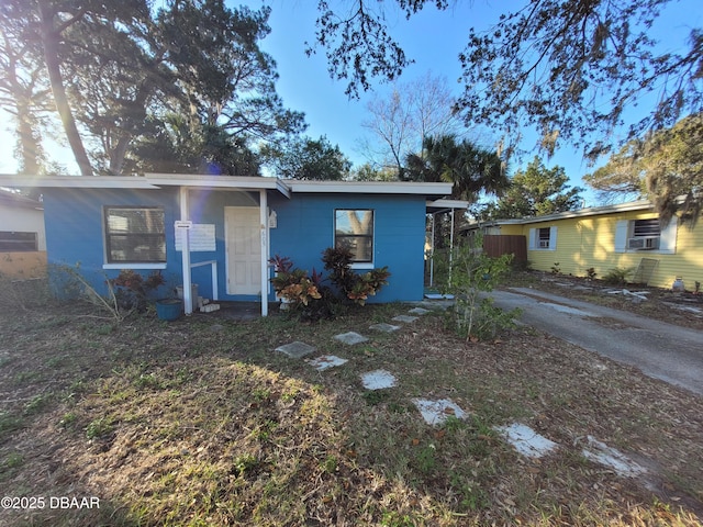 view of ranch-style house