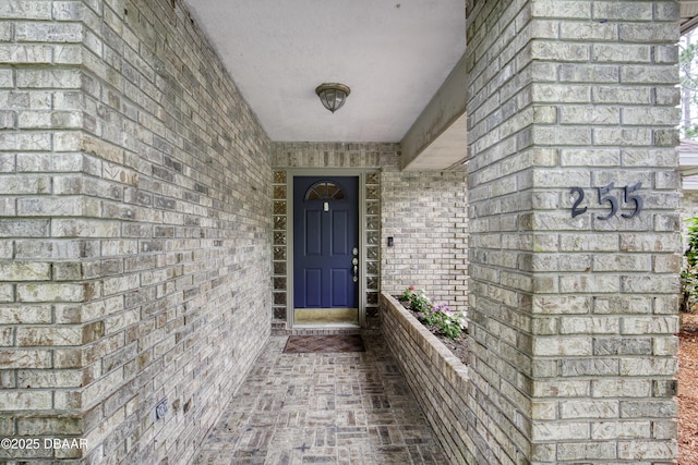 255 Woodhaven Cir W, Ormond Beach, FL 32174 - entrance to property featuring brick siding