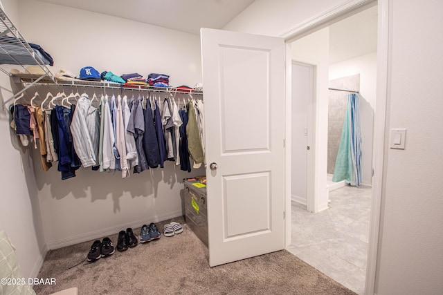3963 Willowbrook Dr, Edgewater, FL 32141 - walk in closet featuring carpet flooring