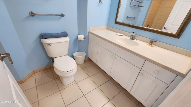 2700 N Atlantic Ave Unit 918, Daytona Beach, FL 32118 - full bath featuring toilet, vanity, and tile patterned flooring