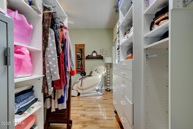 3102 N Springwater Ct N, Port Orange, FL 32128 - spacious closet featuring wood finished floors