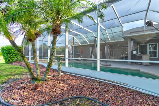 3102 N Springwater Ct N, Port Orange, FL 32128 - outdoor pool with a lanai and a patio area