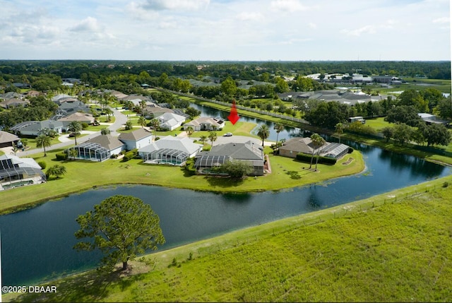 3102 N Springwater Ct N, Port Orange, FL 32128 - aerial perspective of suburban area with a large body of water