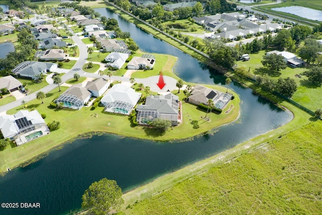 3102 N Springwater Ct N, Port Orange, FL 32128 - aerial view of property's location with a large body of water and nearby suburban area