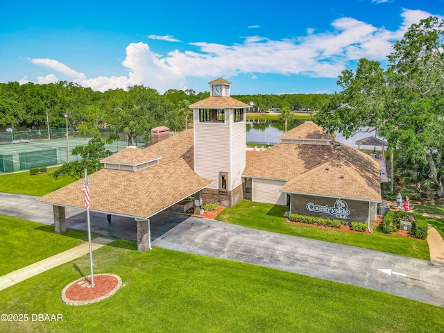 907 Silverleaf Pl, Port Orange, FL 32127 - aerial view featuring a water view