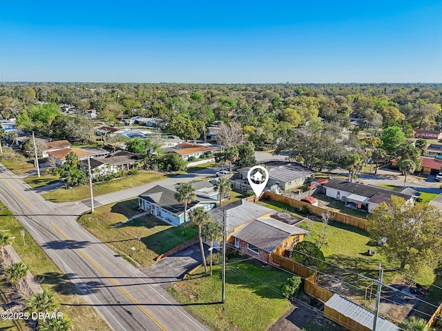1493 Derbyshire Rd, Daytona Beach, FL 32117 - bird's eye view featuring a residential view and a forest view