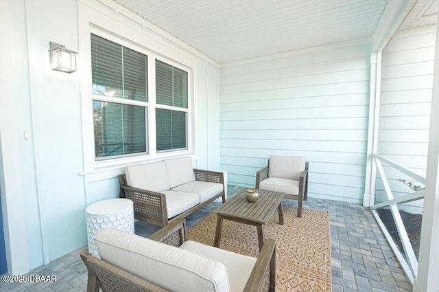 467 Salty Lime Pl, Daytona Beach, FL 32124 - balcony with covered porch and outdoor lounge area