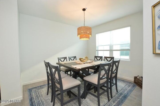 467 Salty Lime Pl, Daytona Beach, FL 32124 - dining space with baseboards and wood finished floors