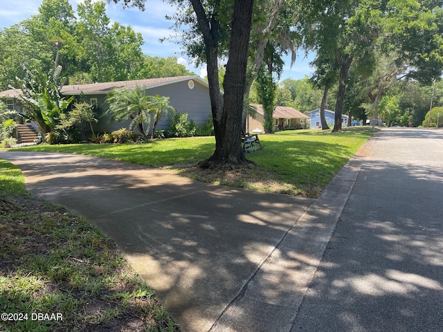 view of road