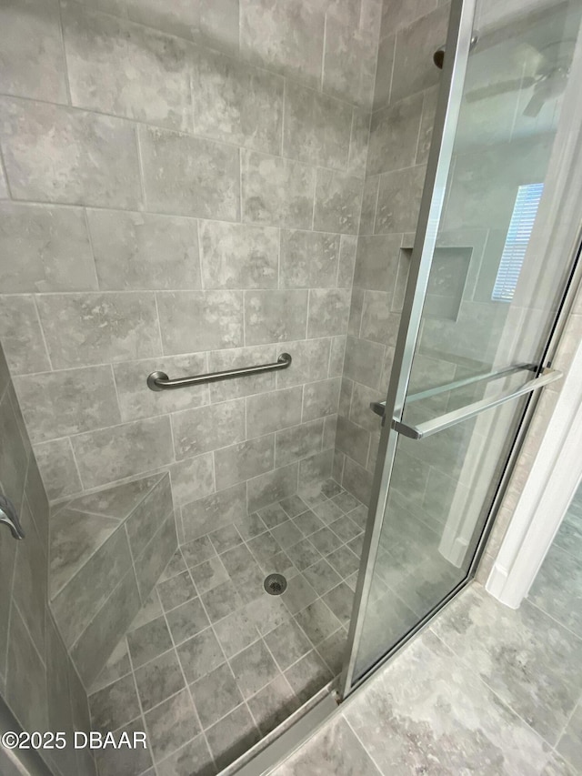 bathroom with walk in shower