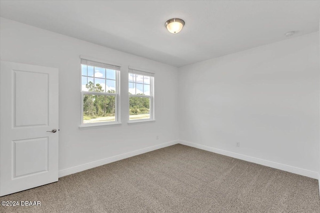 spare room with carpet flooring