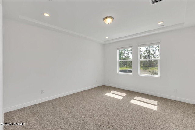 unfurnished room with carpet flooring