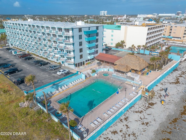 313 S Atlantic Avenue 501 & 503, Daytona Beach, FL 32118 - view of urban area with a pool area