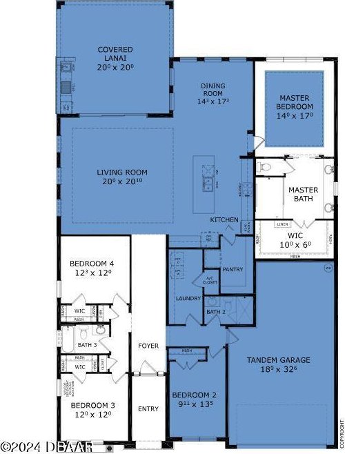 495 Stirling Bridge Dr, Ormond Beach, FL 32174 - room layout