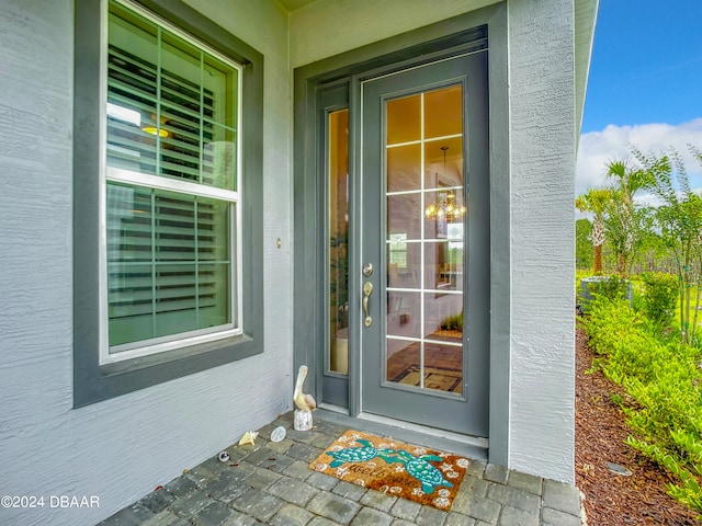 view of entrance to property