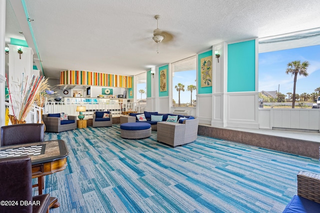 313 S Atlantic Ave Unit 602And 604, Daytona Beach, FL 32118 - lobby featuring a textured ceiling