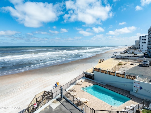 water view with a beach view