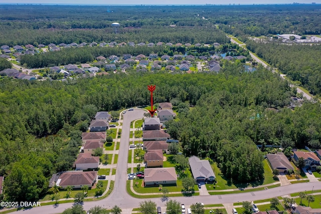 10 Cantilever Ct, Ormond Beach, FL 32174 - aerial view of property's location featuring a forest and nearby suburban area