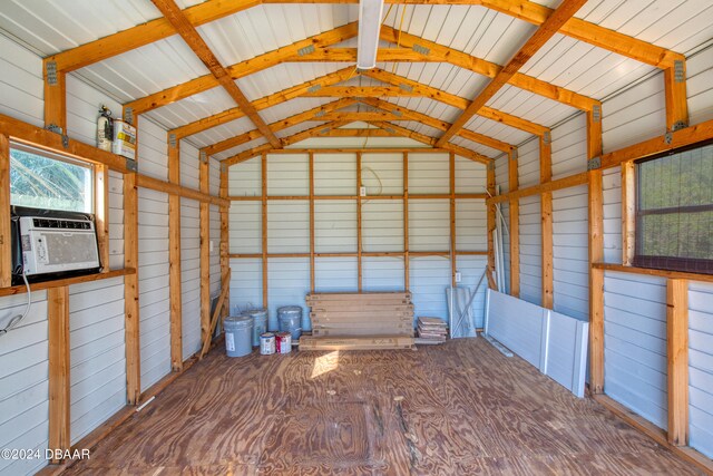 storage room featuring cooling unit