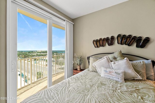 3343 S Atlantic Ave Unit 601, Daytona Beach Shores, FL 32118 - bedroom with access to outside and multiple windows