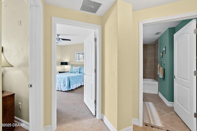 3343 S Atlantic Ave Unit 601, Daytona Beach Shores, FL 32118 - corridor with light tile patterned floors