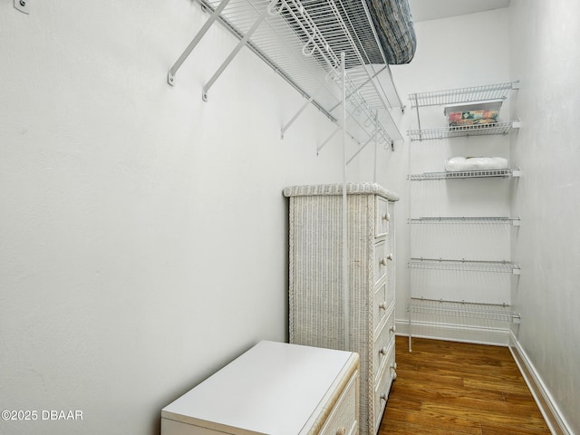 206 S Riverside Dr, Edgewater, FL 32132 - spacious closet featuring wood finished floors