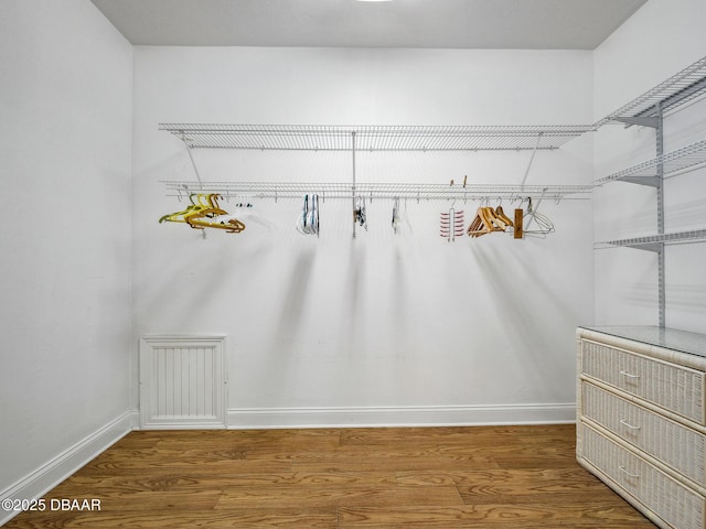 206 S Riverside Dr, Edgewater, FL 32132 - spacious closet with wood finished floors