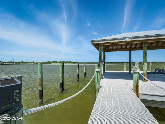 206 S Riverside Dr, Edgewater, FL 32132 - dock with a water view
