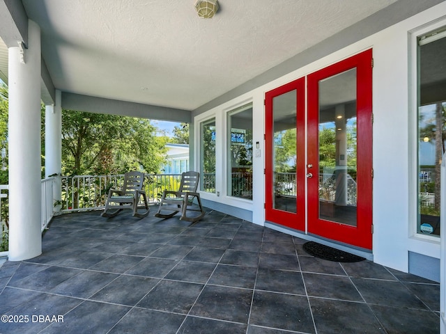 206 S Riverside Dr, Edgewater, FL 32132 - view of patio with french doors