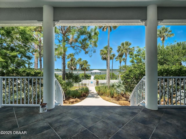 206 S Riverside Dr, Edgewater, FL 32132 - view of covered porch