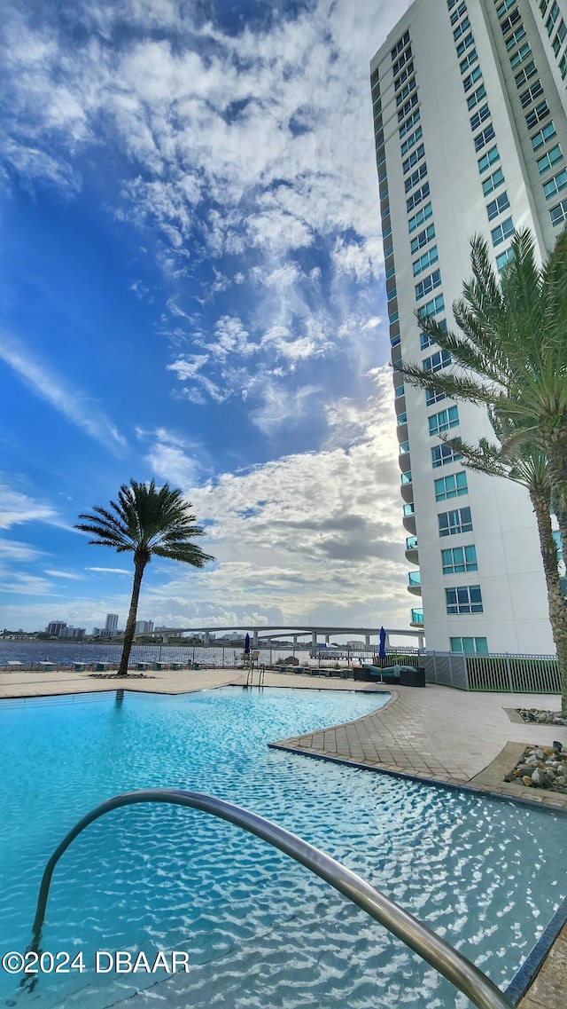 view of pool