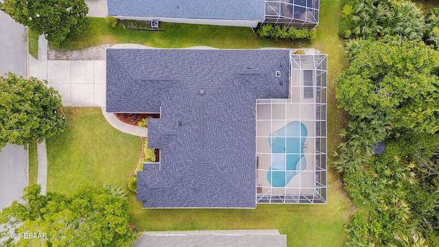 6065 Spruce Point Cir, Port Orange, FL 32128 - aerial view of property and surrounding area with a pool area