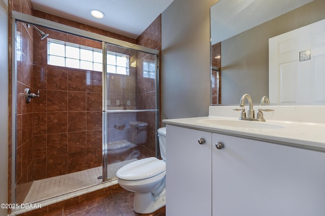 6065 Spruce Point Cir, Port Orange, FL 32128 - full bath with vanity and a stall shower