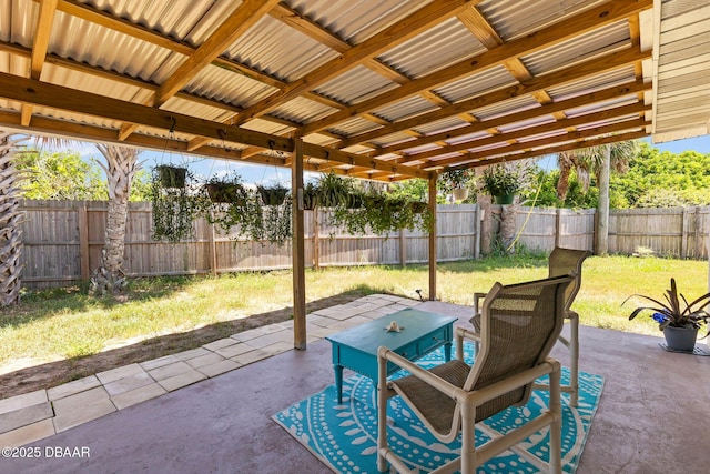 1 Beechwood Dr, Ormond Beach, FL 32176 - fenced backyard with a patio area