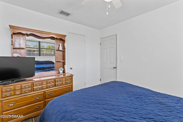 1 Beechwood Dr, Ormond Beach, FL 32176 - bedroom featuring a ceiling fan