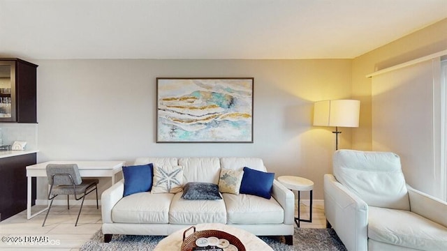 3170 Ocean Shore Blvd Unit 105, Ormond Beach, FL 32176 - living area with light wood-type flooring