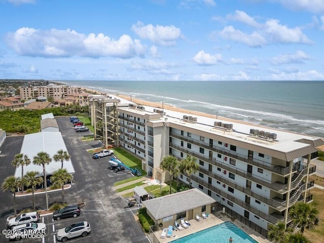 3170 Ocean Shore Blvd Unit 105, Ormond Beach, FL 32176 - drone / aerial view of extended coastline and apartment complex / building