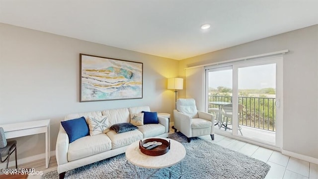 3170 Ocean Shore Blvd Unit 105, Ormond Beach, FL 32176 - living area with wood finished floors and recessed lighting