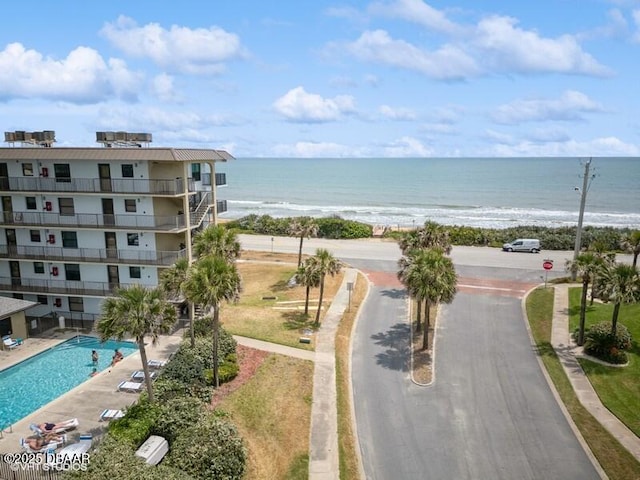 3170 Ocean Shore Blvd Unit 105, Ormond Beach, FL 32176 - water view featuring nearby beach