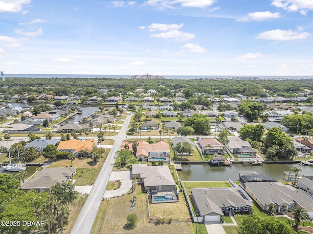 10 Creek Ct, Palm Coast, FL 32137 - aerial view featuring a water view and a residential view