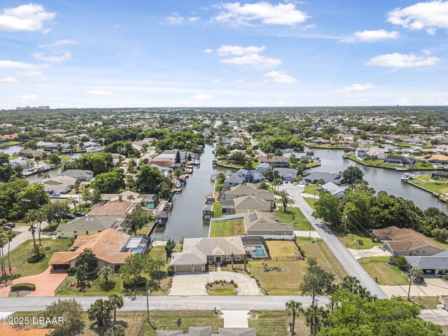 10 Creek Ct, Palm Coast, FL 32137 - aerial view featuring a residential view and a water view