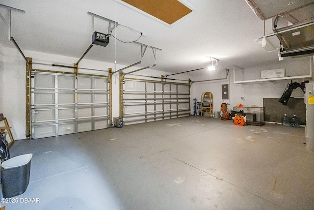 10 Creek Ct, Palm Coast, FL 32137 - garage with a garage door opener and electric panel