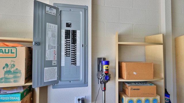 utilities with electric panel