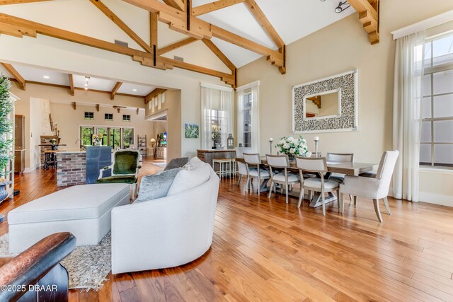 3 Ashford Lakes Dr, Ormond Beach, FL 32174 - living room with plenty of natural light and light wood-style floors