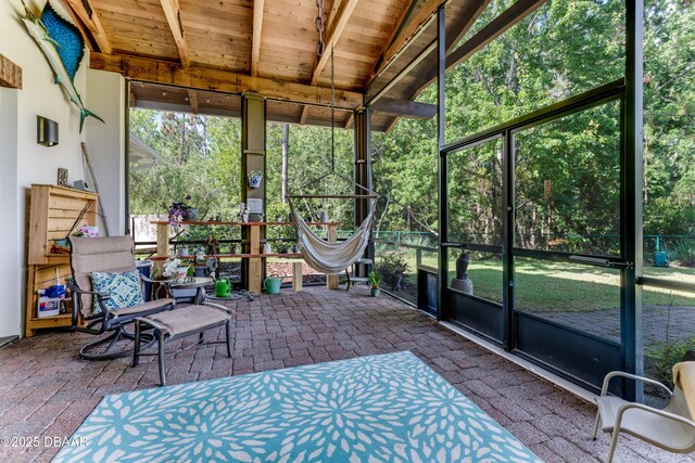 3 Ashford Lakes Dr, Ormond Beach, FL 32174 - view of sunroom