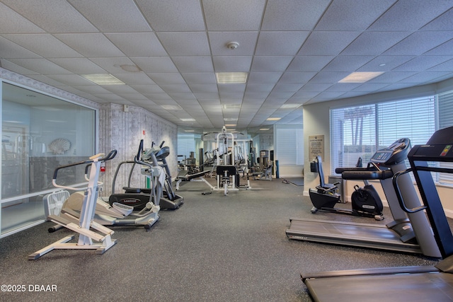 view of exercise room