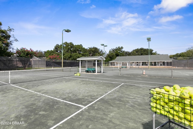 view of sport court