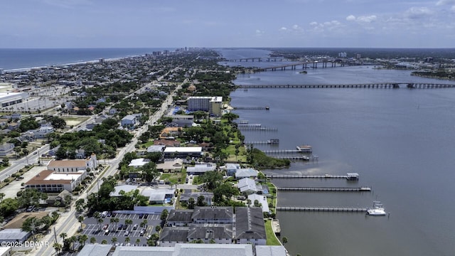 405 N Halifax Ave N Unit 208, Daytona Beach, FL 32118 - bird's eye view with a water view